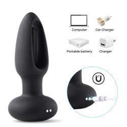 HONEY PLAY BOX Snuggy Analplug mit Flapping-Funktion, Vibration & Fernbedienung