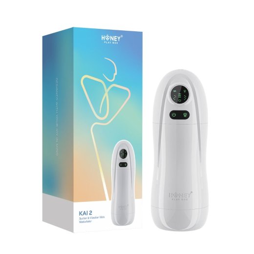 HONEY PLAY BOX Kai 2 Masturbator mit Saug-, Vibrations- & Heizfunktion
