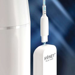 HONEY PLAY BOX Blanche Masturbator mit Stoss- & Vibrationsfunktion