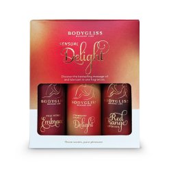 BODYGLISS Massage Lube Travel Edition 3 x 50 ml Sensual...