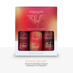 BODYGLISS Massage Lube Travel Edition 3 x 50 ml Sensual Delight