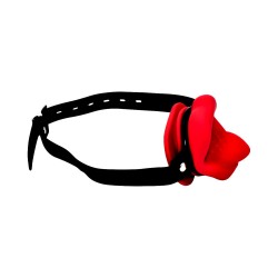 KIOTOS BDSM Vibrating Mouth Gag Silicone Lips & Tongue