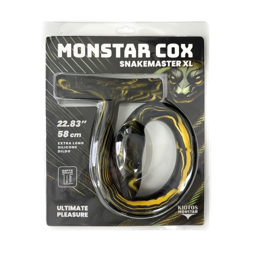 KIOTOS MONSTAR COX Snakemaster XL Ø 3/5 cm x 59 cm Schwarz/Gold