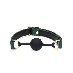 LIEBE SEELE Mossy Chic Ballknebel aus Silikon mit...