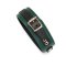 LIEBE SEELE Mossy Chic Lederhalsband mit Leine Grün/Schwarz/Gold