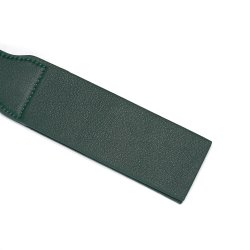 LIEBE SEELE Mossy Chic Dual-Sensation Leder-Paddle Grün