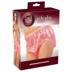FETISH COLLECTION Vinyl Windelslip Rosa