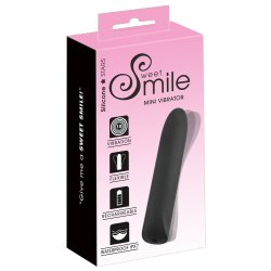 SWEET SMILE Mini Vibrator Schwarz