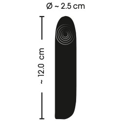 SWEET SMILE Mini Vibrator Schwarz