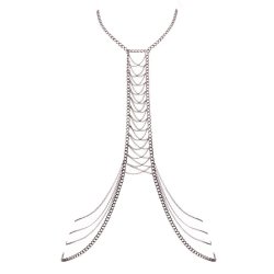 COTTELLI ACCESSOIRES Körperkette mit Neckholder Silber