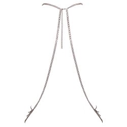 COTTELLI ACCESSOIRES Körperkette mit Neckholder Silber