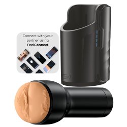 KIIROO Keon WiFi Automatic Masturbator Combo Set Feel Victoria June Interaktiv & App-steuerbar