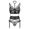 OBSESSIVE PREMIUM Premisis Dessous-Set 3-teilig Schwarz
