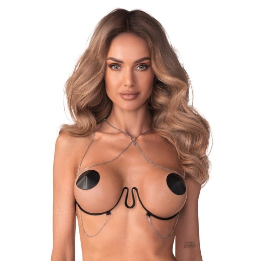 OBSESSIVE PREMIUM Harness-BH Lustique One Size Schwarz