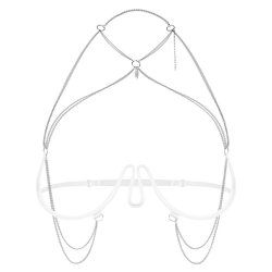 OBSESSIVE PREMIUM Harness-BH Lustique One Size Weiss