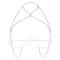OBSESSIVE PREMIUM Harness-BH Lustique One Size Weiss