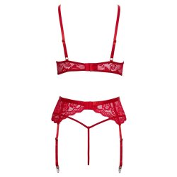 COTTELLI LINGERIE X-Mas Straps-Set 3-teilig Rot/Weiss