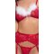 COTTELLI LINGERIE X-Mas Straps-Set 3-teilig Rot/Weiss
