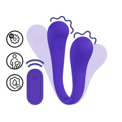 LOVELINE Dual-Ended Bendable Vibe mit Fernbedienung Violett