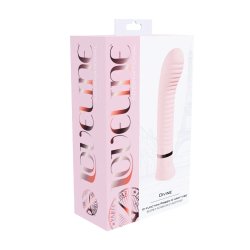 LOVELINE Divine Ribbed G-Spot Vibe Rosé