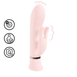 LOVELINE Tendre Ribbed Rabbit Vibrator Rosé