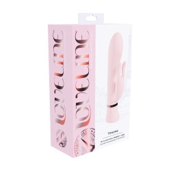 LOVELINE Tendre Ribbed Rabbit Vibrator Rosé