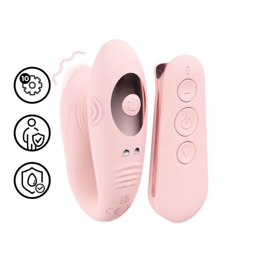 LOVELINE Charme Dual Motor Vibe mit Fernbedienung Rosé