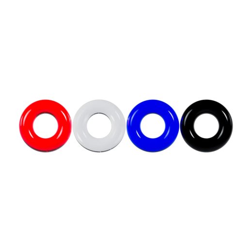 LEVELZ Cockring 4er-Set Multicolor