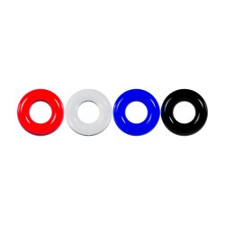 LEVELZ Cockring 4er-Set Multicolor