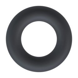 LEVELZ Solid Silicone Cockring Large Black