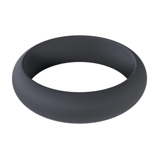 LEVELZ Wide O Silicone Cockring Small 30 mm Schwarz