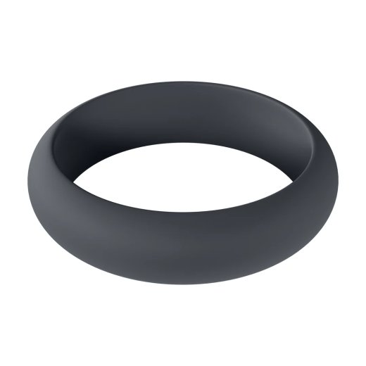 LEVELZ Wide O Silicone Cockring Medium 35 mm Schwarz