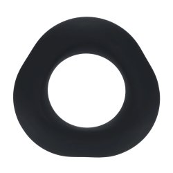 LEVELZ Ergo Liquid Silicone Cockring Schwarz