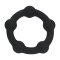 LEVELZ Beaded Silicone Cockring Small Schwarz