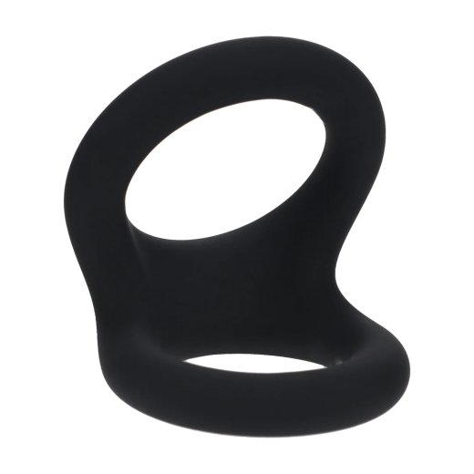LEVELZ Double O Silicone Cockring Medium Schwarz