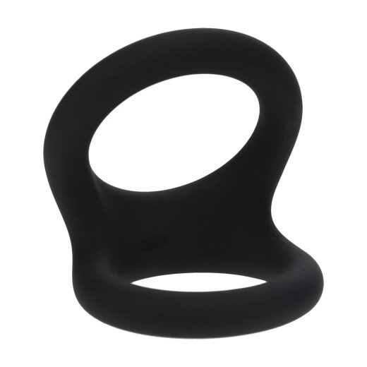 LEVELZ Double O Silicone Cockring Large Schwarz