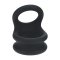 LEVELZ Wide Double O Silicone Cockring Large Schwarz
