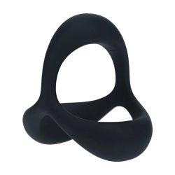 LEVELZ Tri O Ergo Silicone Cockring Schwarz