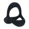 LEVELZ Tri O Ergo Silicone Cockring Schwarz