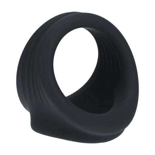LEVELZ Silicone Cock & Ball Harness Schwarz