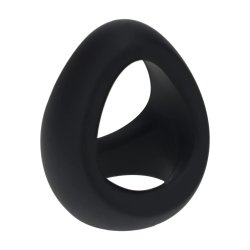 LEVELZ Soft Tri O Silicone Cockring Schwarz