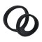 LEVELZ 2 Loop Silicone Cockring Schwarz