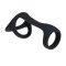 LEVELZ Tri O Silicone Shaft Cock & Ball Ring Schwarz