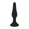 LEVELZ Slim Silicone Anal-Plug Small Schwarz