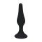 LEVELZ Slim Silicone Anal Plug Medium Schwarz