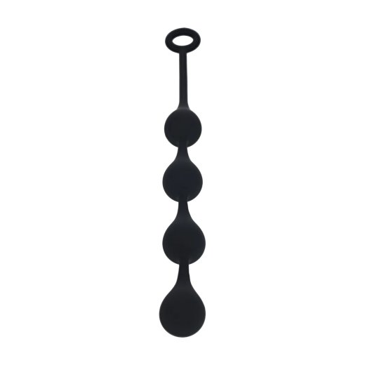 LEVELZ Waterdrop Silicone Anal Balls Medium Ø 3 cm Schwarz