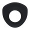 LEVELZ Sealed Liquid Silicone Vibrating Cockring Schwarz