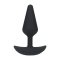LEVELZ Classic Vibrating Silicone Anal-Plug Medium Schwarz