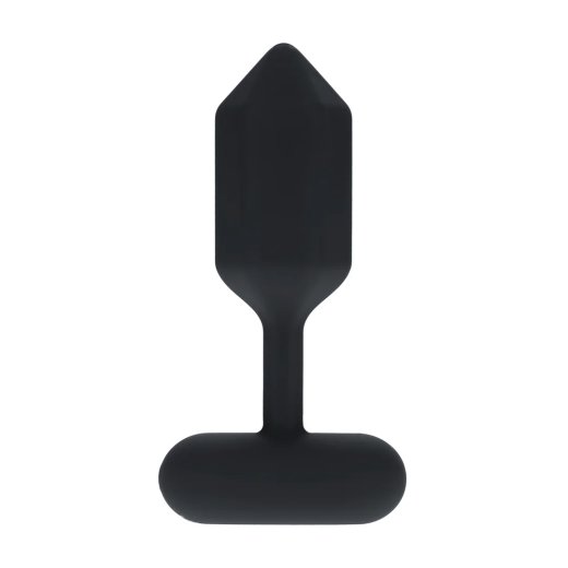 LEVELZ Hexagonal Vibrating Silicone Anal-Plug Medium Schwarz