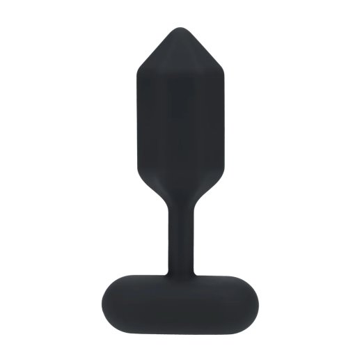 LEVELZ Hexagonal Vibrating Silicone Anal-Plug Large Schwarz